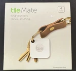 Tile Mate Bluetooth Key/wallet/cellphone Item Tracker Finder 4-PACK Open Box CL1. Fixed Price $24.00.