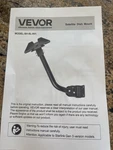 Vevor Satellite Dish Wall Mount - Sl 001 Starlink Gen 3 Open Box. Fixed Price $36.99.