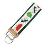 Picnic Chain, Watermelon, Apples And Ants Fob, Fabric. Fixed Price $9.99.