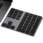 Bluetooth Number Pad, Aluminum Rechargeable Numeric Keypad Wireless 34-KEYS N.... Fixed Price $57.54.