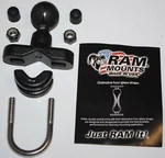 Ram Mount W/ss U-bolt For Handlebar/rail "amps Base With 1" B-size Rubber Ball". Fixed Price $21.95.