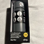 Drip All In One Bluetooth Speaker & Magnetic Holder 17OZ. Water Bottle -gray New. Fixed Price $27.00.