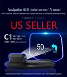 Car OBD2 Head Up Display Navigation Hud Mirror Gps Projection Speedometer. Fixed Price $56.92.