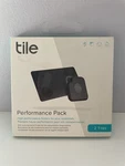 New Tile Performance 2-PACK (1 Pro, Slim) Bluetooth Tracker & Finder. Fixed Price $50.00.