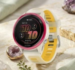 Garmin Forerunner 570 Gps 42MM Watch, Raspberry With Mango Band 010-02970-02. Fixed Price $254.99.