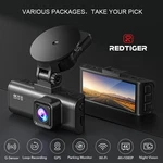 Redtiger F7NP 4K Ultra Clear Front & Rear Dash Cam Wifi App Ctrl Gps Tracking. Fixed Price $109.00.