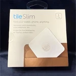 Tile Slim Bluetooth Tracker Item Finder, White, Universal Compatible (T2001). Fixed Price $32.00.