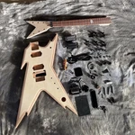 Unfinished Diy Razorback Electric Guitar Kit Solid Body Fr Bridge Kmahogany. Fixed Price $299.00.