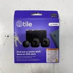 Tile Mate Slim Sticker Bluetooth Tracker 4-PACK RE-64014 LIFE360 Black New. Fixed Price $32.99.