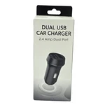 Luxshare 2.4 Amp Dual Port Usb Car Charger Black. Fixed Price $8.99.