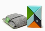 Brand New In Box 6 Piece Tegu Pocket Pouch Prism Magnetic Wooden Blocks, Nelson. Fixed Price $24.00.