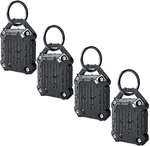 Dovick- Waterproof Airtag Keychain Holder Case 4 Pack,screw Full Cover Compatibl. Fixed Price $29.62.