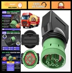 9PIN J1939 16PIN OBD2 Adapter, Heavy Duty Truck Connector For Eld & Gps Track. Fixed Price $37.99.