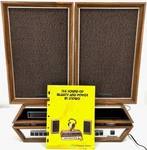 Mid Century Space Age Automatic Radio 8 Track Receiver System W/ Speakers. Fixed Price $245.00.
