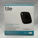Tile Mate Universal Bluetooth Tracker Black Ring Keychain Bags T1401A. Fixed Price $12.99.