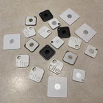 Lot Of (20) Mixed Tile Trackers Sport Mate Slim Style Used Dead Batteries. Fixed Price $19.99.