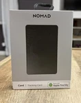 Nomad Tracking Card Air Works With Apple Find My Black 5 Month Charging Nib. Fixed Price $34.00.