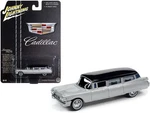 JLSP091 Johnny Lightning 1959 Cadillac Hearse Silver Hobby Exclusive. Fixed Price $19.00.