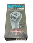 Popular Mechanics Smart Car Charger Dual Usb Rapid Charging Gps Locator App. Fixed Price $12.99.