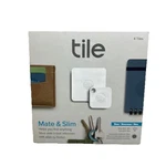 Tile RT16004 Mate And Slim Combo Item Tracker - White/gray (4 Pack) New Sealed. Fixed Price $29.99.