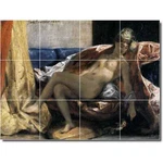 Eugene Delacroix Nude Mural PT02554. 48 36 (12) 12X12 Tiles. Fixed Price $720.00.
