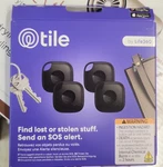 Tile Gps Trackers 4-PACK By LIFE360 Bluetooth Finders, Open Box. Fixed Price $41.99.