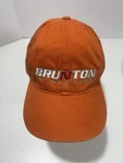 Brunton Get Out There Orange Drab Fabric Back Baseball Cap Hat With Buckle Strap. Fixed Price $9.90.