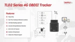 Topfly TLD2-D (4G Lte) Obdii Scanner Tracker With Ble And Bus Reading. Fixed Price $75.00.