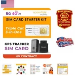 Easy Activation 3-IN-1 Sim Card For Gps & Iot Devices Track Pets, Kids, Cars. Fixed Price $5.99.
