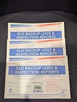 J.j. Keller Eld Backup Log Book With Detailed Dvir 2-PLY W/ Recap 51944 Lot Of 3. Fixed Price $11.99.