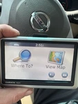 Garmin 1450 Silver Portable 5" Touch Screen Bright Display Gps Navigator. Fixed Price $20.00.
