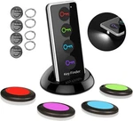 Nib Ldcx Key Locator 4 1 Wireless Alarm Electronic Remote Finder Led New. Fixed Price $19.97.