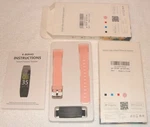 Lot Of K-berho Smart Fitness Tracker Pink Band 2-UNITS. Fixed Price $14.95.