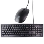 V7 Usb Wired Full Size Keyboard And Mouse Combo - Black (CKU200US). Fixed Price $20.04.