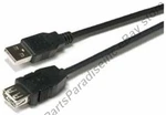 LOT2PK 12FT Long USB2.0 Female Extension Webcam/printer Cable/cord Black. Fixed Price $15.99.