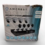 Amcrest AMDV7208M-4B4D-W Security Camera System: Bullet, Dome, 2TB Hd, New. Fixed Price $189.99.