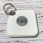Tile Mate T6001W Bluetooth Tracker Finder White Silver & Key Ring Works (single). Fixed Price $19.98.