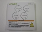 Atuvos Tag AT2301 Keys Finder 4 Pack White. Fixed Price $30.00.