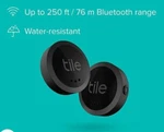 Set Of 2 Small Tile Sticker Trackers That Anything. Fixed Price $49.99.