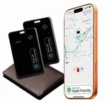 2 Rechargeable Wallet Tracker Card Smart , Works W/ Apple Find Myi Phone. Fixed Price $27.99.