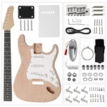 Unfinished Diy Strat Style Electric Guitar Kit (natural) No Soldering Needed. Fixed Price $81.99.