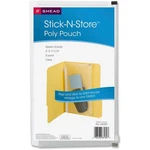 Smead, SMD68180, Stick-n-store Pouch, 5 / Pack, Clear. Fixed Price $12.12.