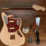 Unfinished Diy Electric Guitar Kit Solid Body Custom Red Turtle Shell Pickguard. Fixed Price $263.50.