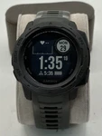 Garmin Instinct Graphite Smartwatch W/ Charger Working Black. Fixed Price $139.99.