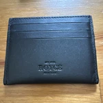 Royce New York Men's Black Leather Card Holder, Solid Pattern Wallet. Fixed Price $25.00.