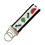 Picnic Chain, Watermelon, Apples And Ants Fob, Fabric. Fixed Price $9.99.