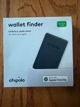 Chipolo Wallet Finder Tracker Card Spot Works With Apple My Black New. Fixed Price $24.95.