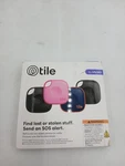 Tile Bluetooth Tracker Mates Sos Alert Finder Multicolor Wireless RE-60044 New. Fixed Price $42.99.