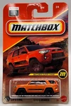 Toyota 4RUNNER Orange Super Chase Matchbox 1:64. Fixed Price $32.99.