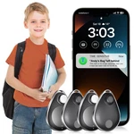 Gps Tracker For Kids Hidden 4PACK, Security Tag With Pins Works Find My .... Fixed Price $41.24.
